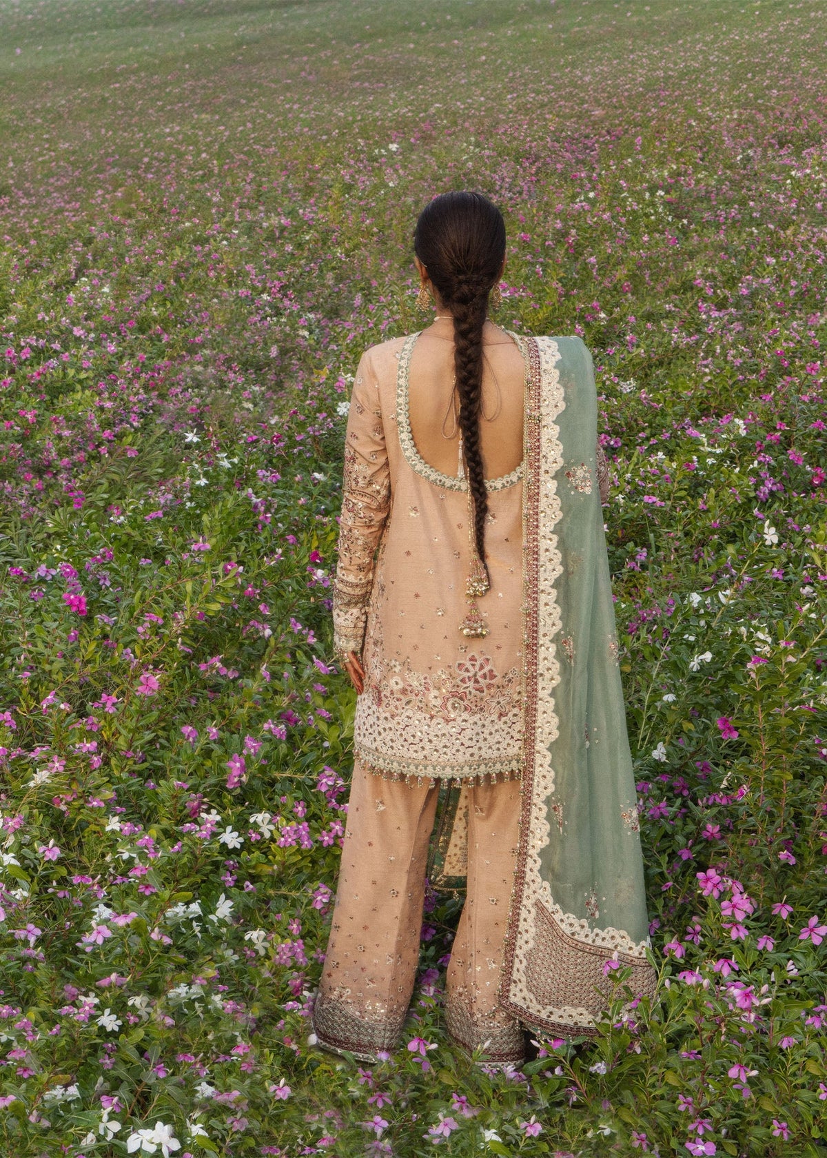 Hussain Rehar | the Doll House Festive Edit | Gohar - Ara - Formal Dress - available at Maria Faisal in UK and USA.