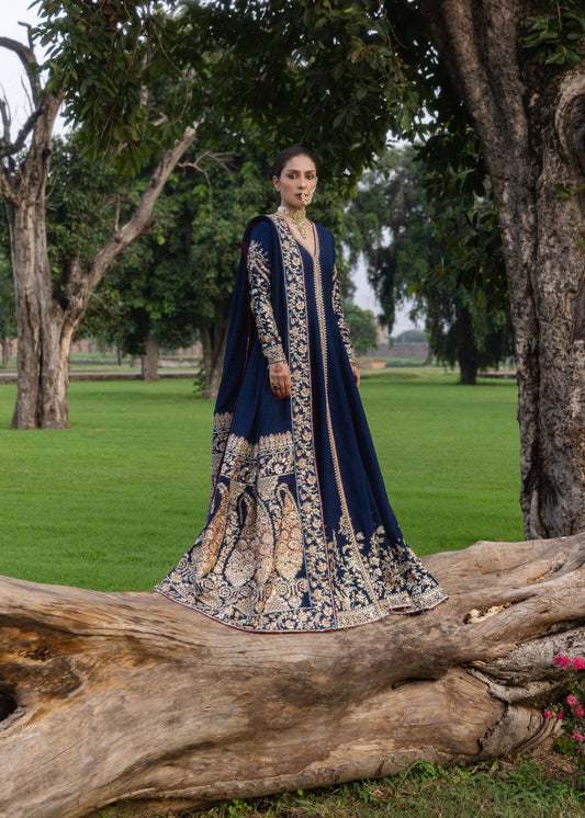 Hussain Rehar | the Doll House Festive Edit | Neelum - Formal Dress - available at Maria Faisal in UK and USA.