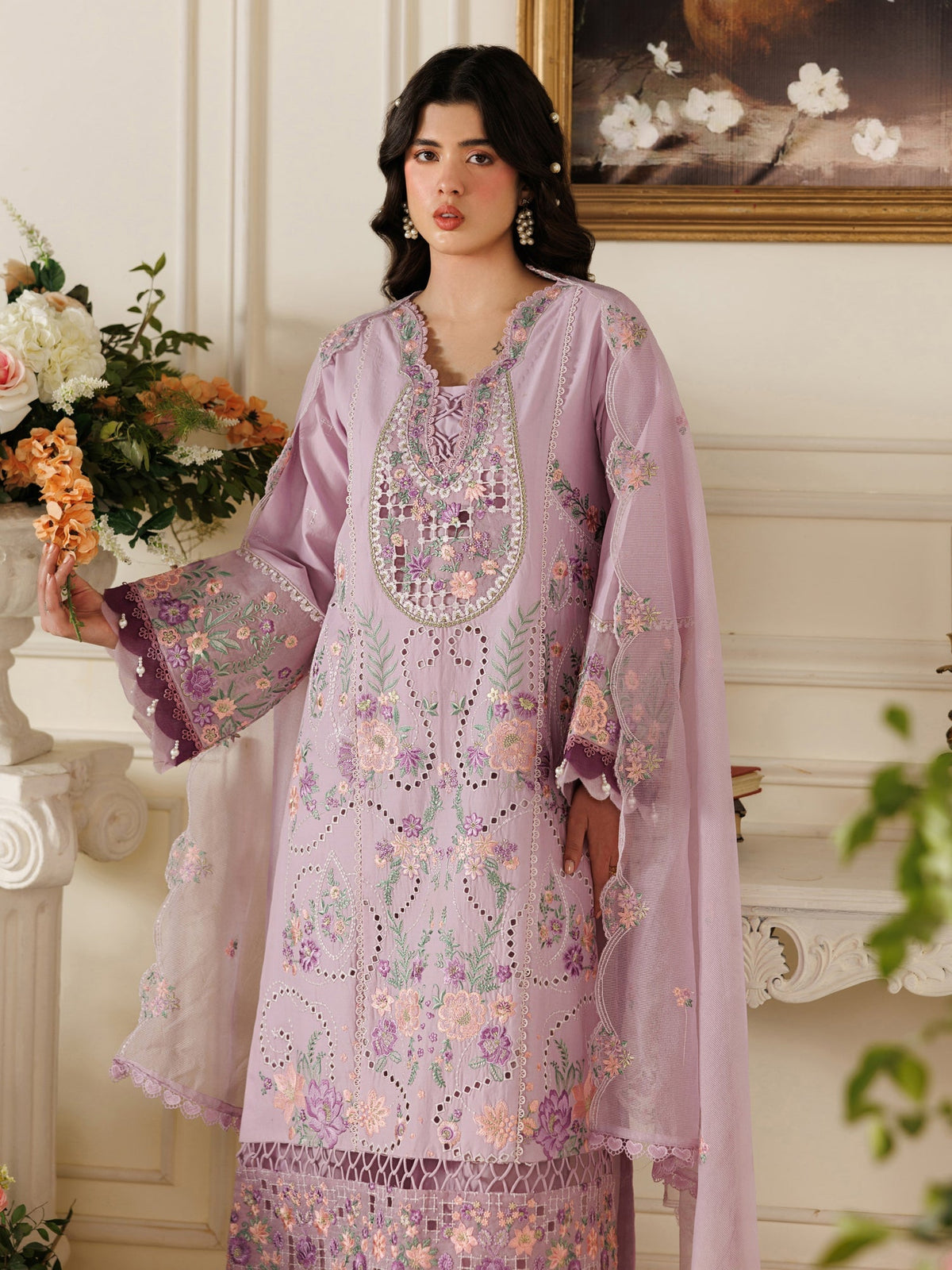 Parishay | Marbella Summer Lawn 26 | MB-12 - Luxury Dress - available at Maria Faisal in UK and USA.