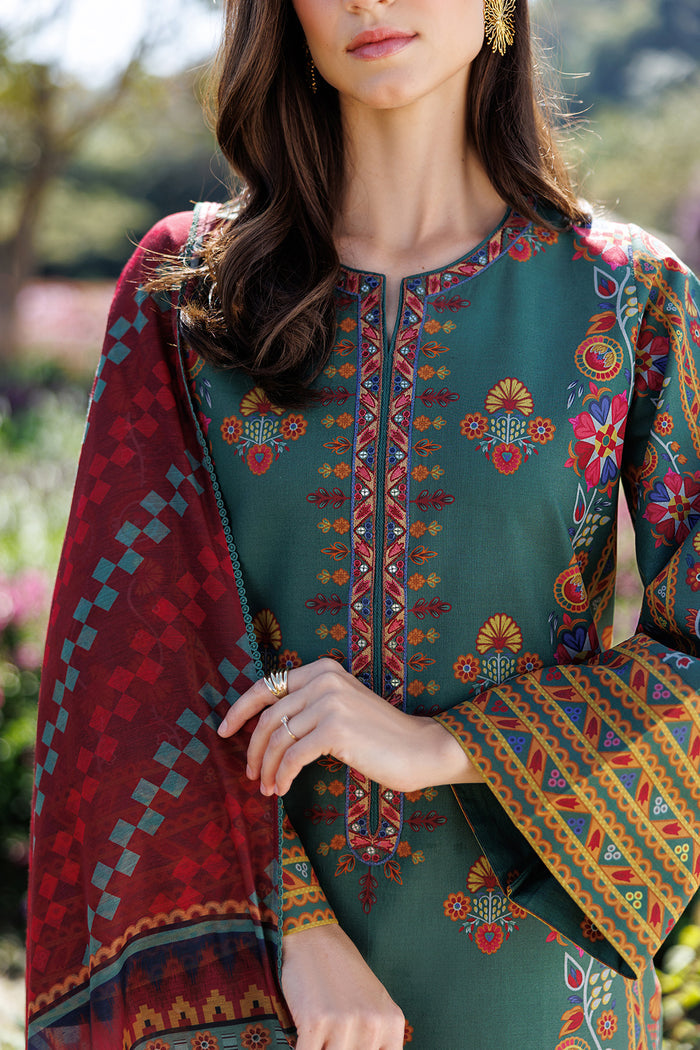 Jazmin | Summer Lawn 26 | USE-9283 - Dress - available at Maria Faisal in UK and USA.