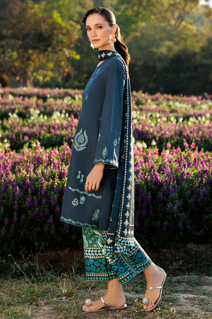 Jazmin | Summer Lawn 26 | USE-9291 - Dress - available at Maria Faisal in UK and USA.