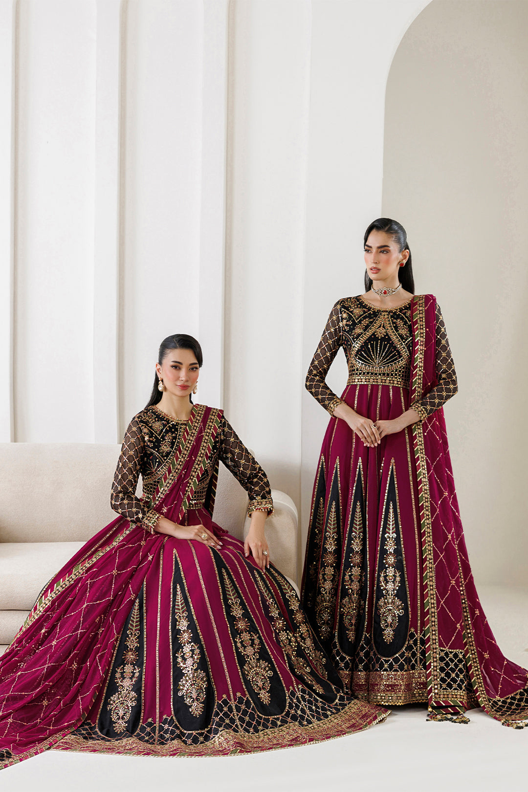 Alizeh | La Ruhe Formals | AF-CH-2265-Nevra - Formal Dress - available at Maria Faisal in UK and USA.