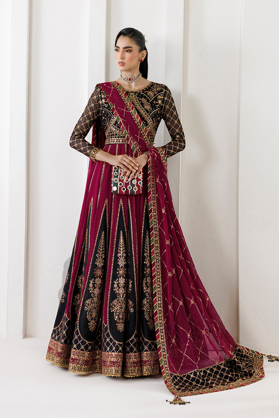 Alizeh | La Ruhe Formals | AF-CH-2265-Nevra - Formal Dress - available at Maria Faisal in UK and USA.
