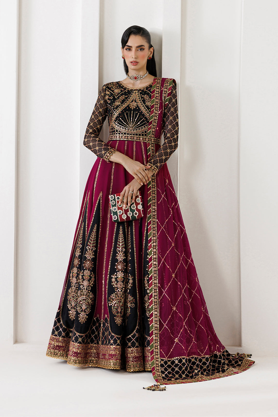 Alizeh | La Ruhe Formals | AF-CH-2265-Nevra - Formal Dress - available at Maria Faisal in UK and USA.