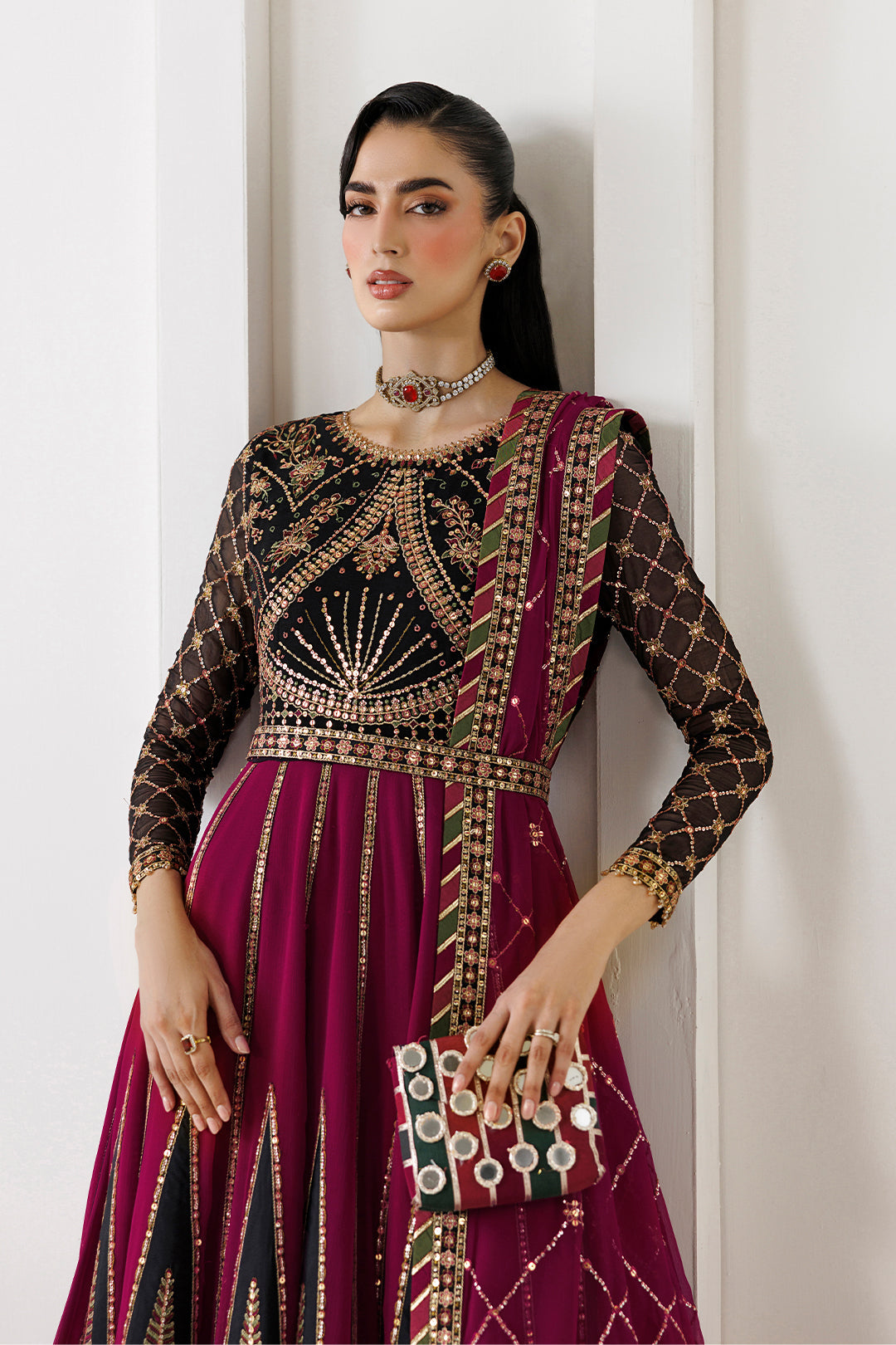 Alizeh | La Ruhe Formals | AF-CH-2265-Nevra - Formal Dress - available at Maria Faisal in UK and USA.