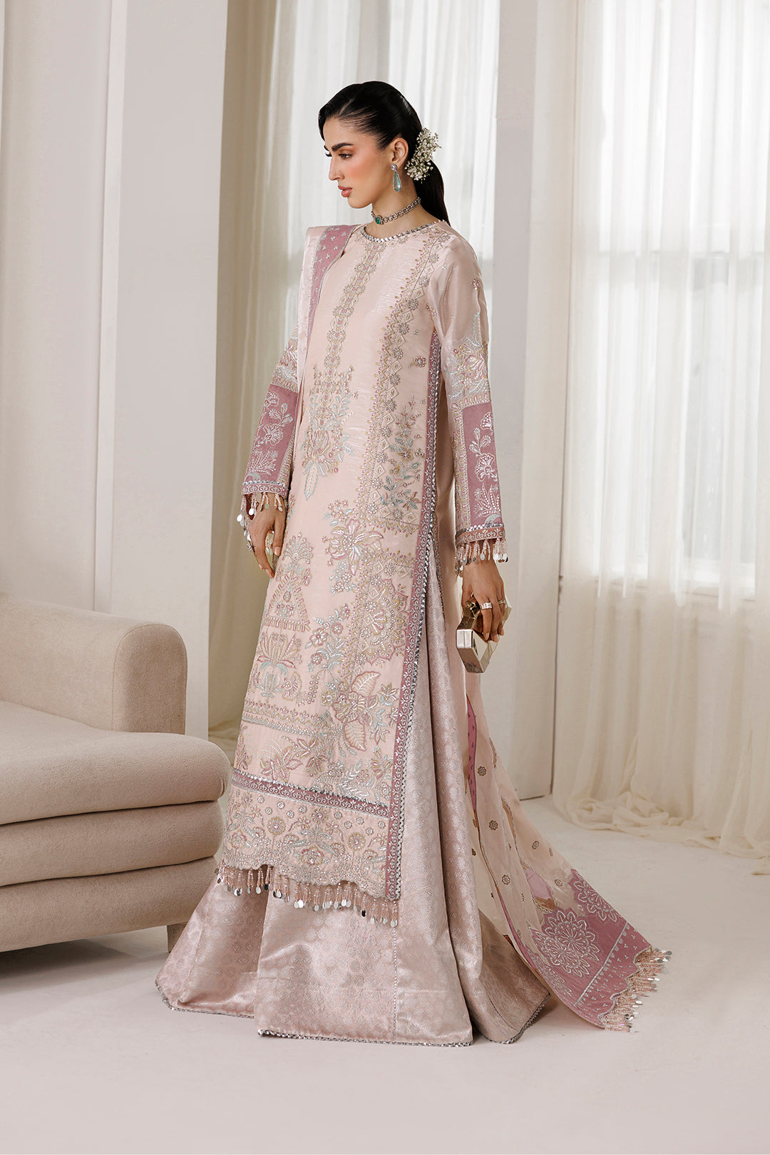 Alizeh | La Ruhe Formals | AF-CH-2262-Taurus - Formal Dress - available at Maria Faisal in UK and USA.