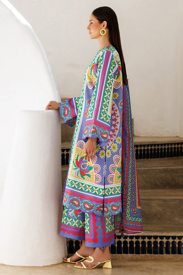 Jazmin | Summer Lawn 26 | USE-9323 - Dress - available at Maria Faisal in UK and USA.