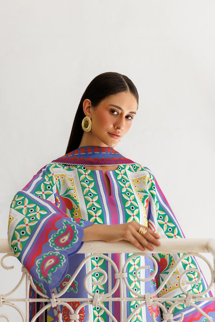 Jazmin | Summer Lawn 26 | USE-9323 - Dress - available at Maria Faisal in UK and USA.