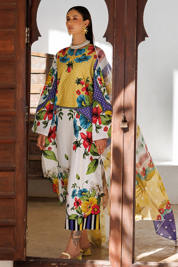 Jazmin | Summer Lawn 26 | USE-9314 - Dress - available at Maria Faisal in UK and USA.