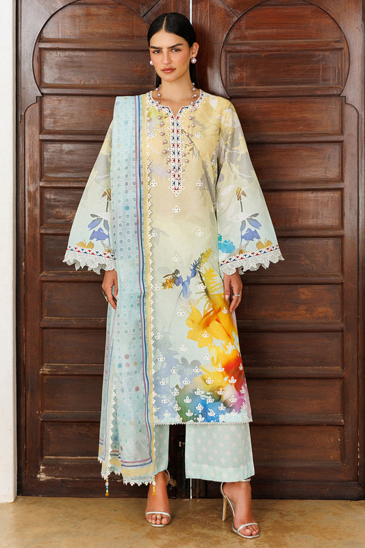 Jazmin | Summer Lawn 26 | USE-9292 - Dress - available at Maria Faisal in UK and USA.