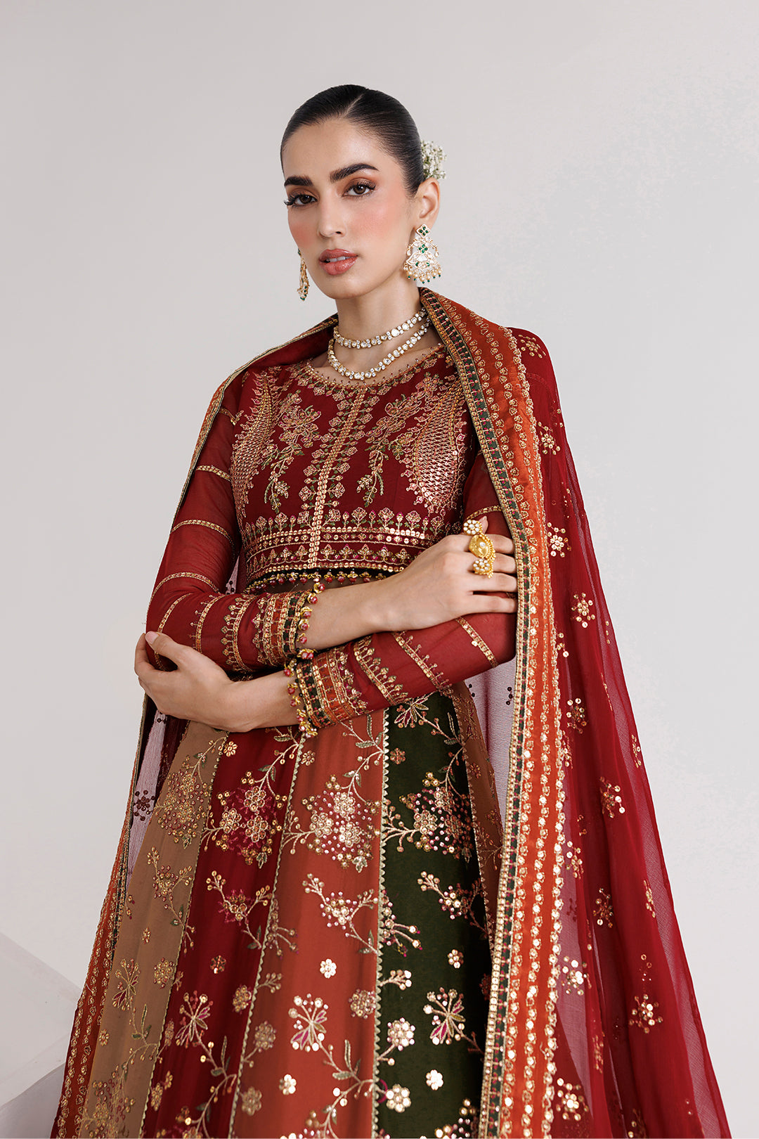Alizeh | La Ruhe Formals | AF-CH-2263-Crystal - Formal Dress - available at Maria Faisal in UK and USA.