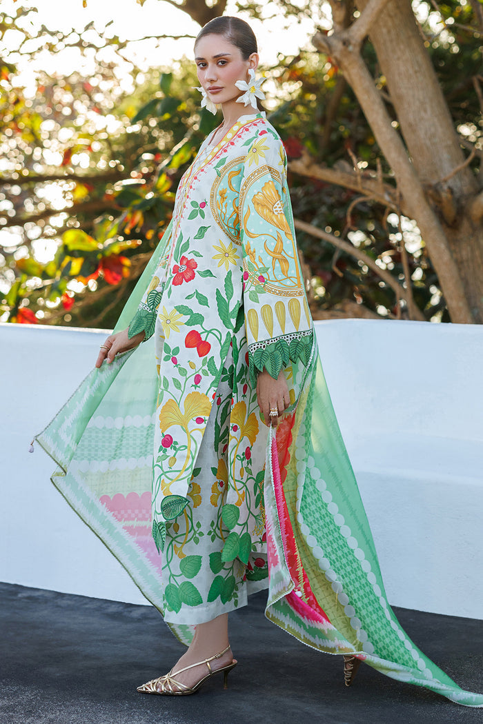 Jazmin | Summer Lawn 26 | USE-9286 - Dress - available at Maria Faisal in UK and USA.