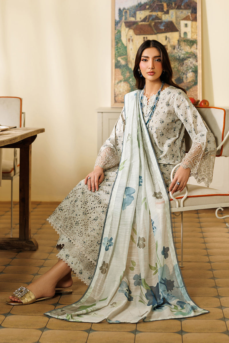 Zarif | Amani Eid Lawn 26 | ZL-RTW-26 JAZAN - Luxury Dress - available at Maria Faisal in UK and USA.