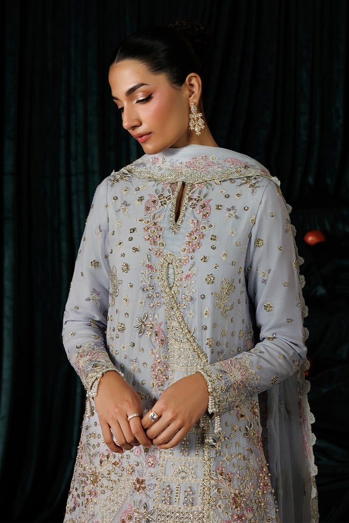 Emaan Adeel | Celeste Festive Edit | SELENE - Formal Dress - available at Maria Faisal in UK and USA.