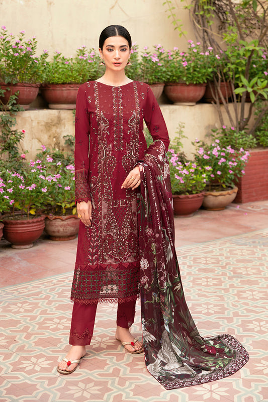 Ramsha | Luxury Lawn 24 | L-803 - Ladies Clothes - Maria Faisal