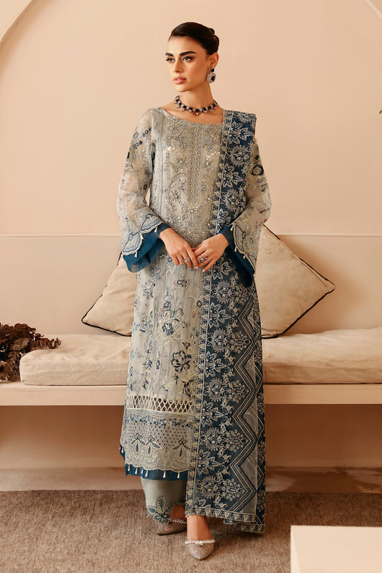 Ramsha | Festive Formals | E-207 - Formal Dress - available at Maria Faisal in UK and USA.