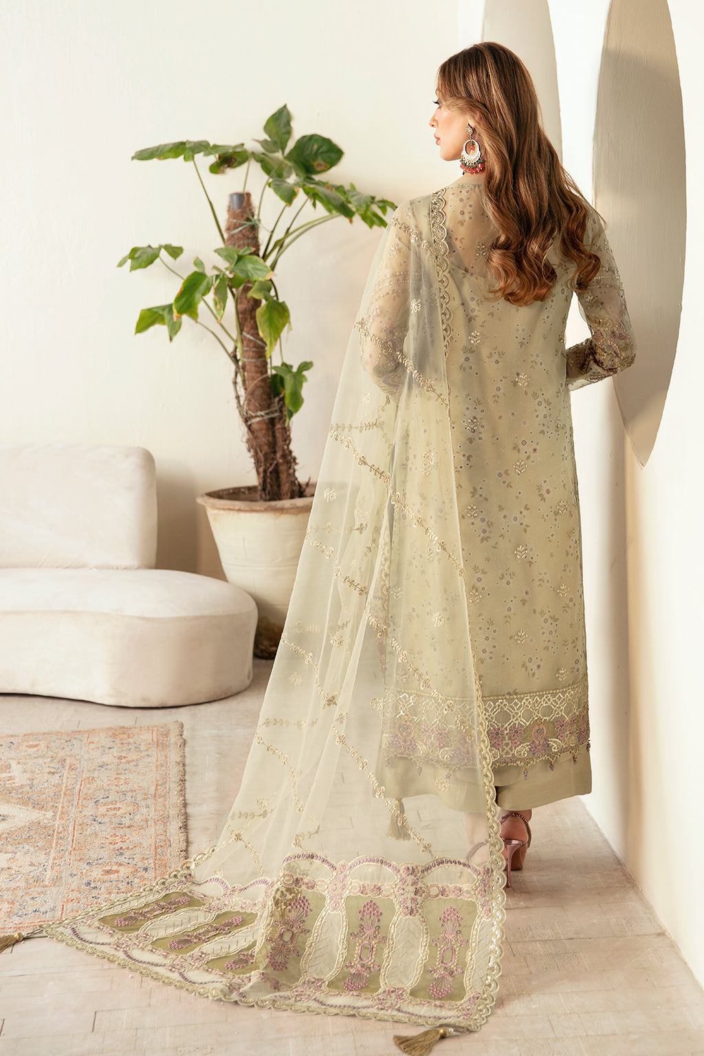 Ramsha | Festive Formals | E-102 - Formal Dress - available at Maria Faisal in UK and USA.