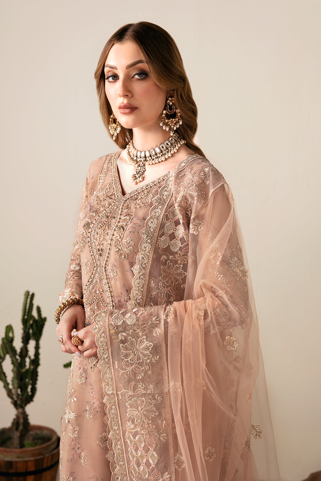 Ramsha | Festive Formals | E-104 - Formal Dress - available at Maria Faisal in UK and USA.