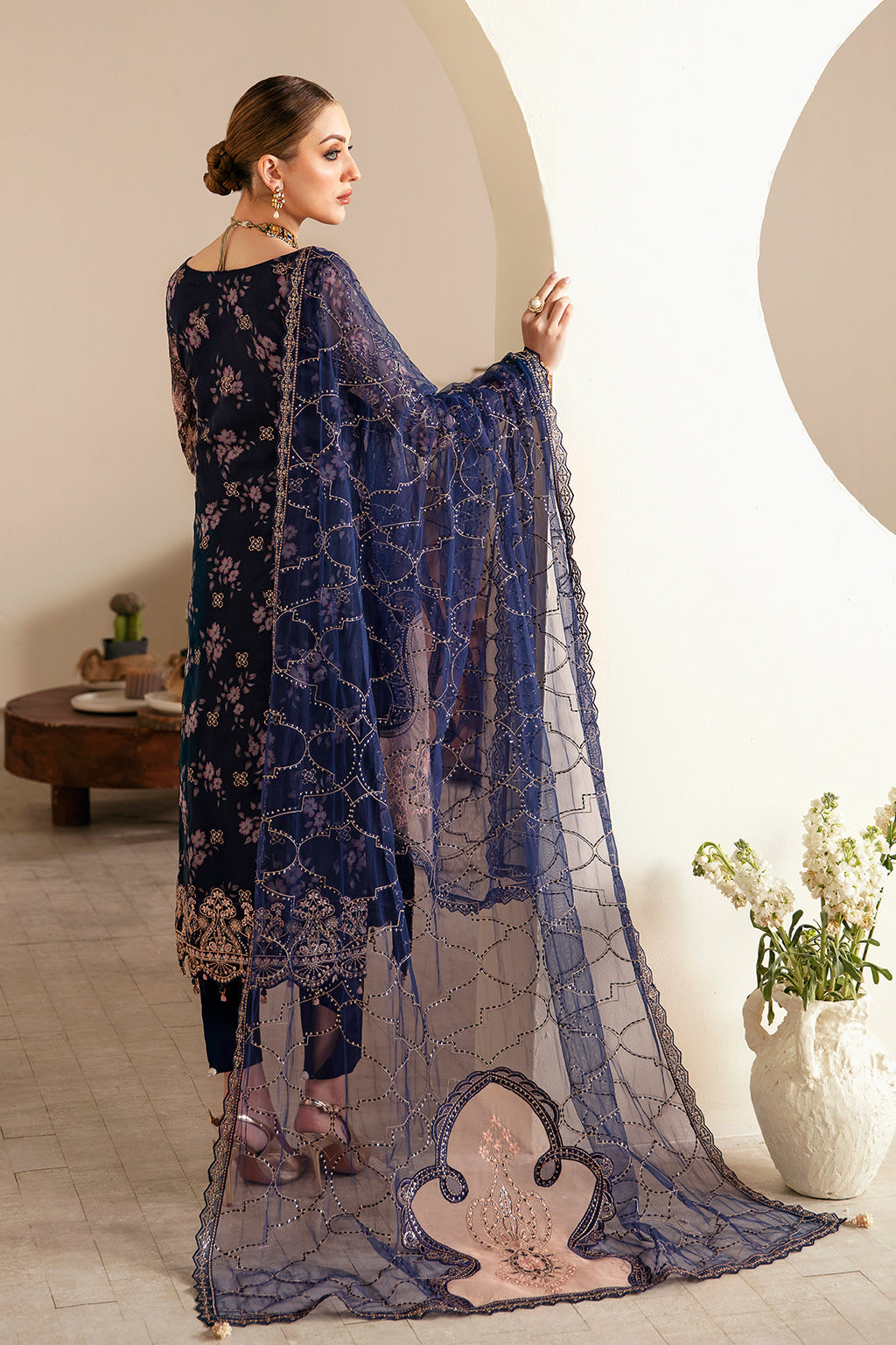 Ramsha | Festive Formals | E-101 - Formal Dress - available at Maria Faisal in UK and USA.