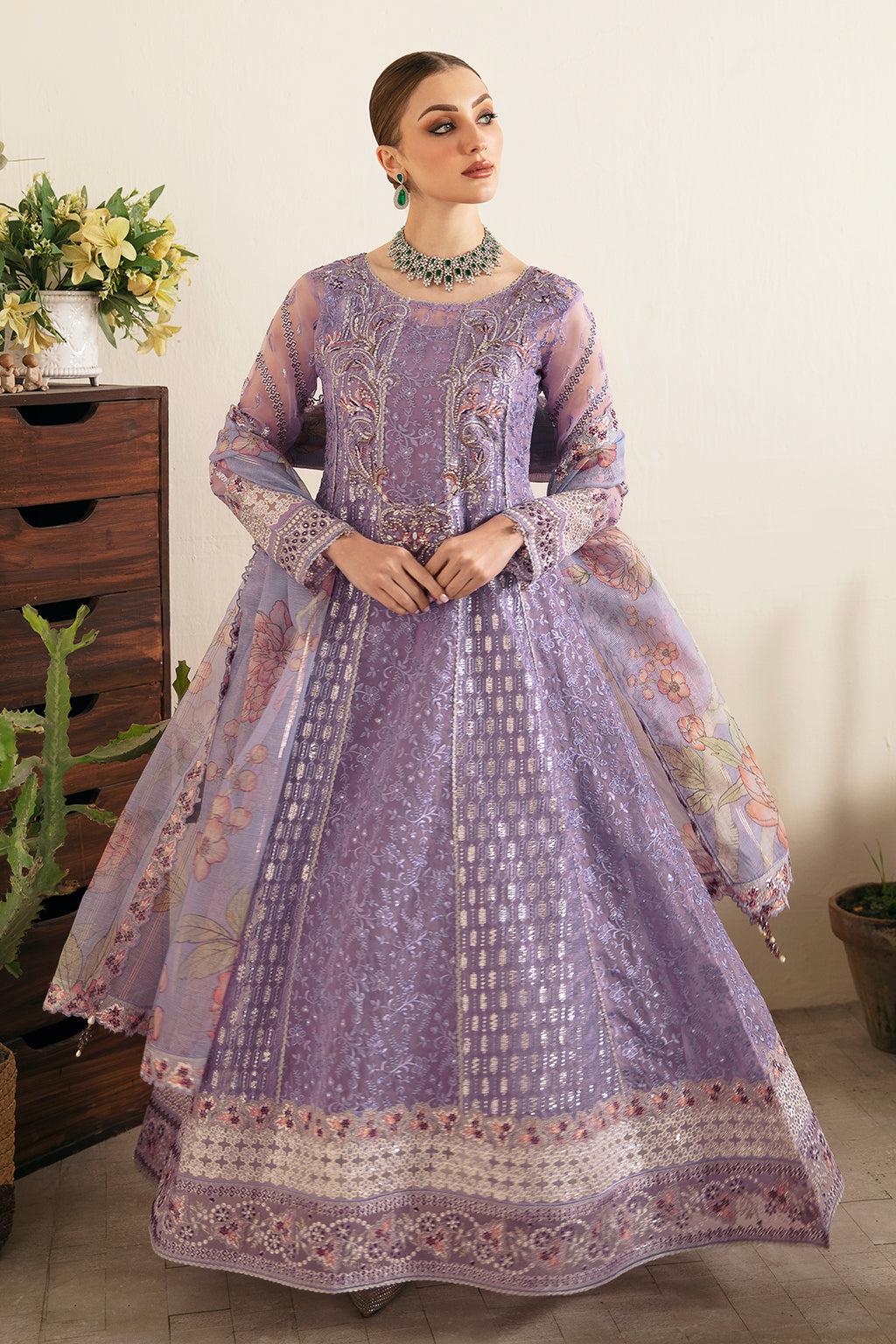 Ramsha | Festive Formals | E-107 - Formal Dress - available at Maria Faisal in UK and USA.