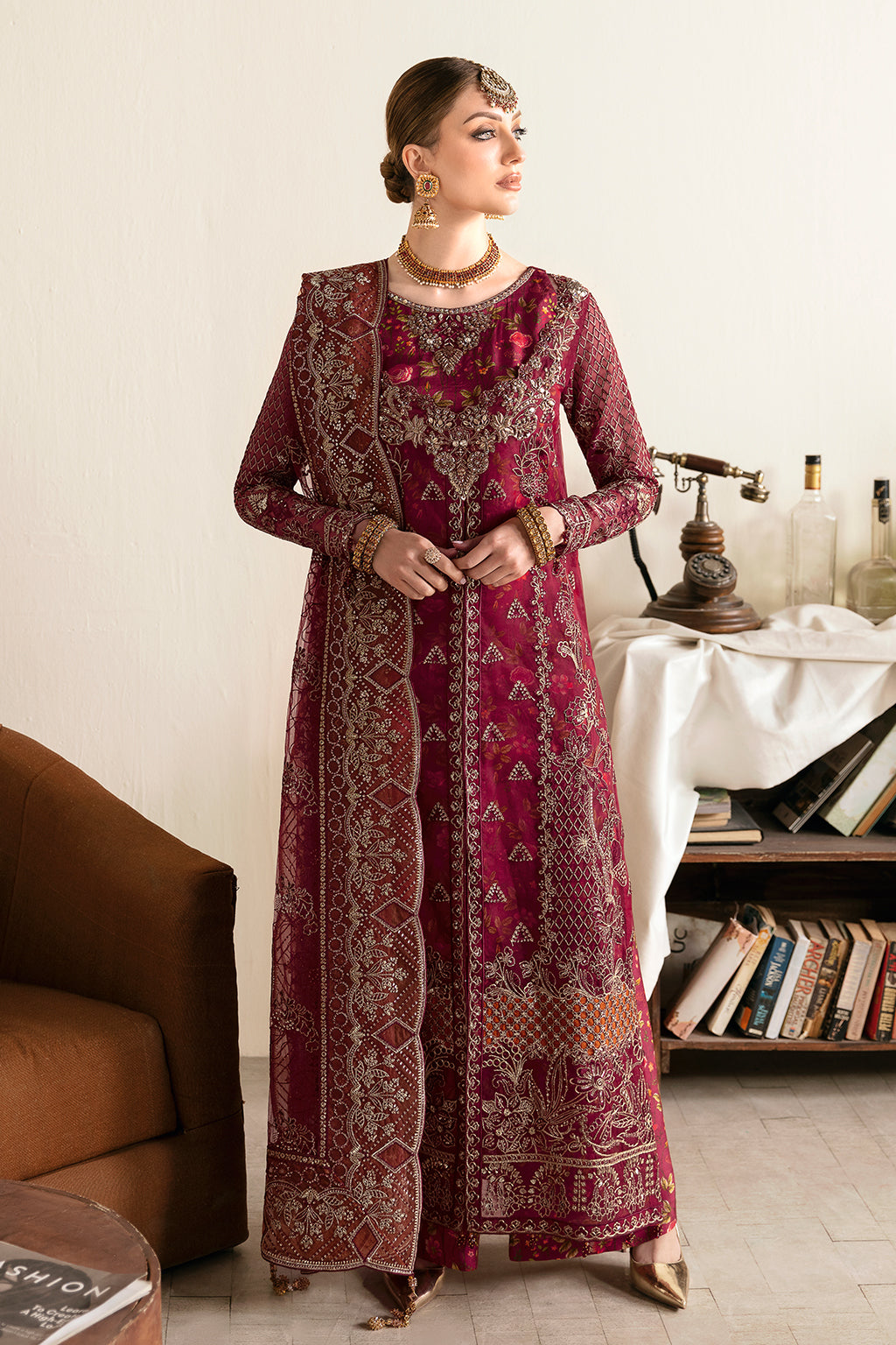 Ramsha | Festive Formals | E-103 - Formal Dress - available at Maria Faisal in UK and USA.