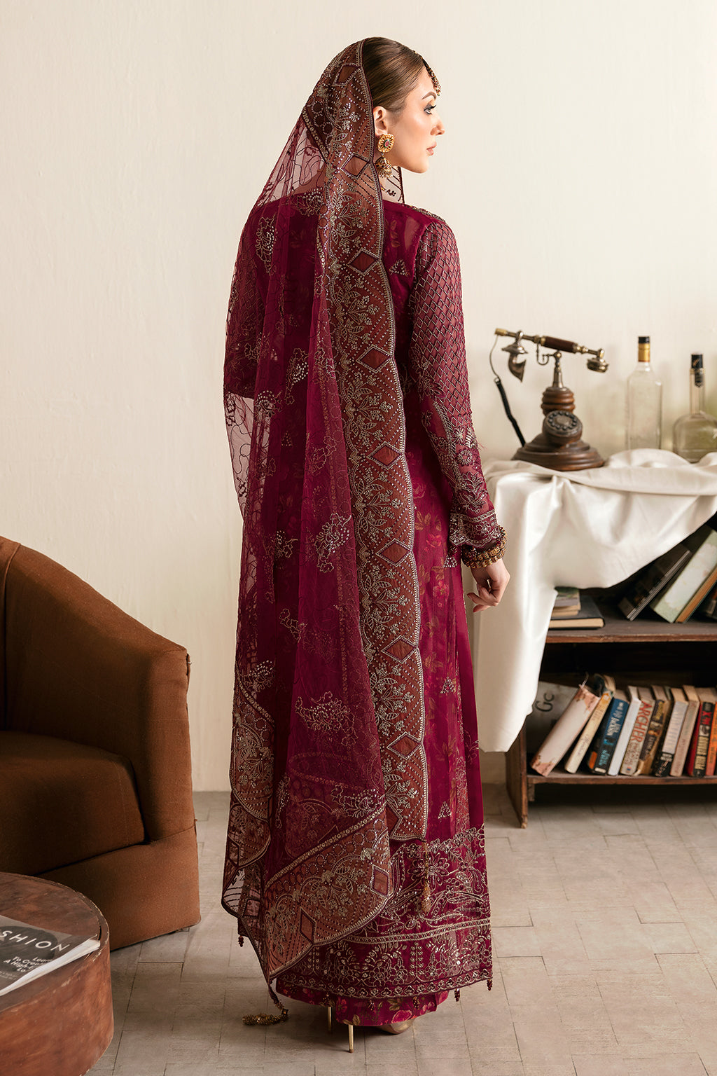 Ramsha | Festive Formals | E-103 - Formal Dress - available at Maria Faisal in UK and USA.