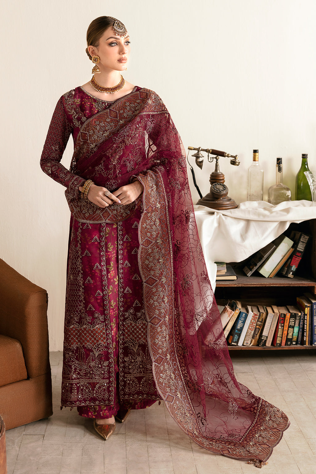 Ramsha | Festive Formals | E-103 - Formal Dress - available at Maria Faisal in UK and USA.