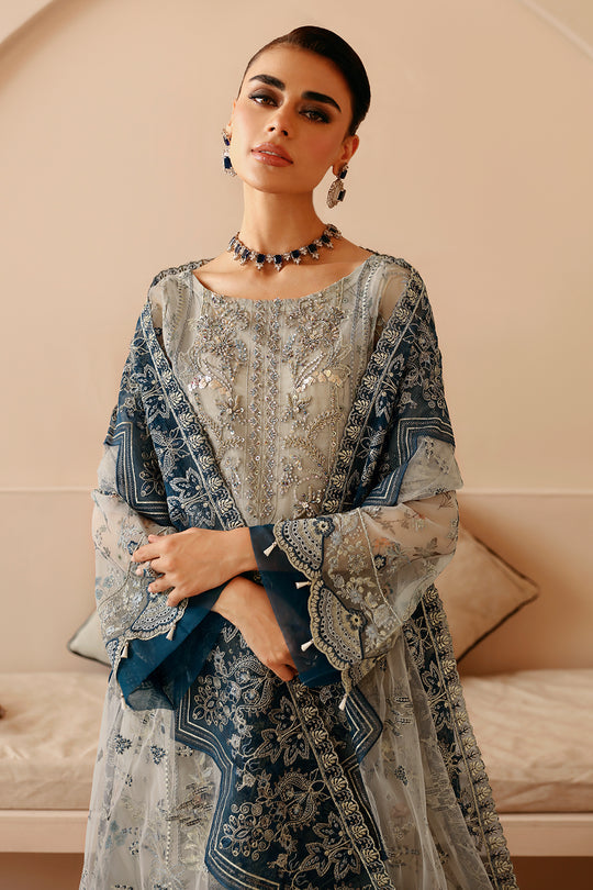 Ramsha | Festive Formals | E-207 - Formal Dress - available at Maria Faisal in UK and USA.