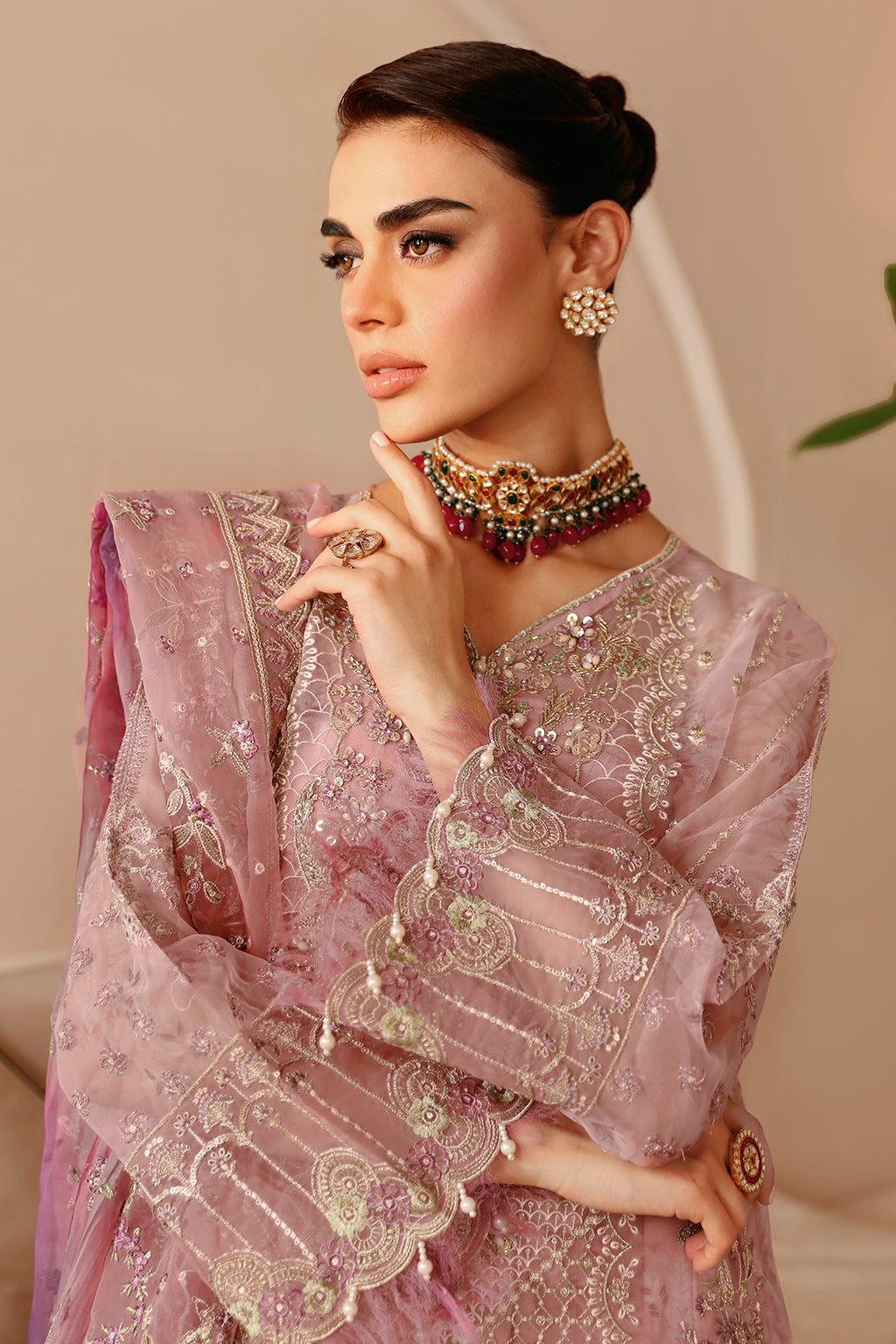 Ramsha | Festive Formals | E-206 - Formal Dress - available at Maria Faisal in UK and USA.