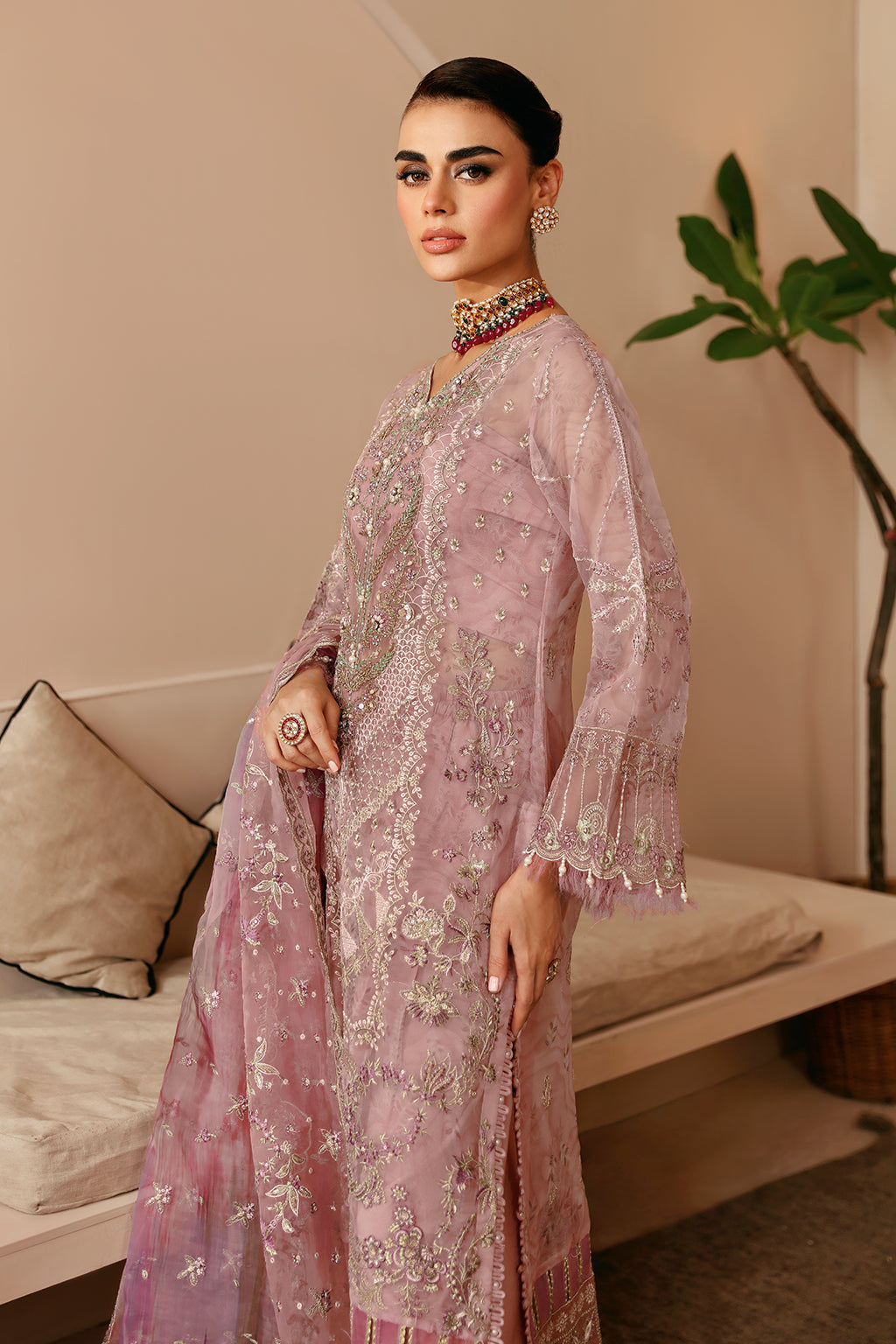 Ramsha | Festive Formals | E-206 - Formal Dress - available at Maria Faisal in UK and USA.