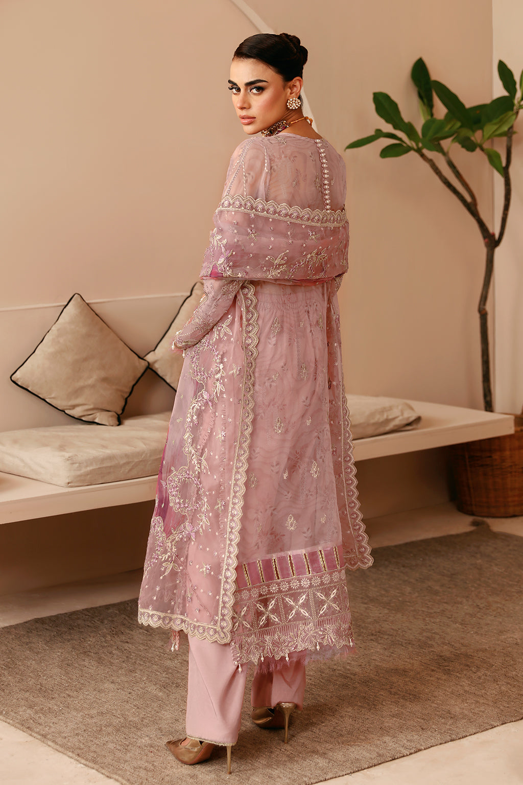 Ramsha | Festive Formals | E-206 - Formal Dress - available at Maria Faisal in UK and USA.