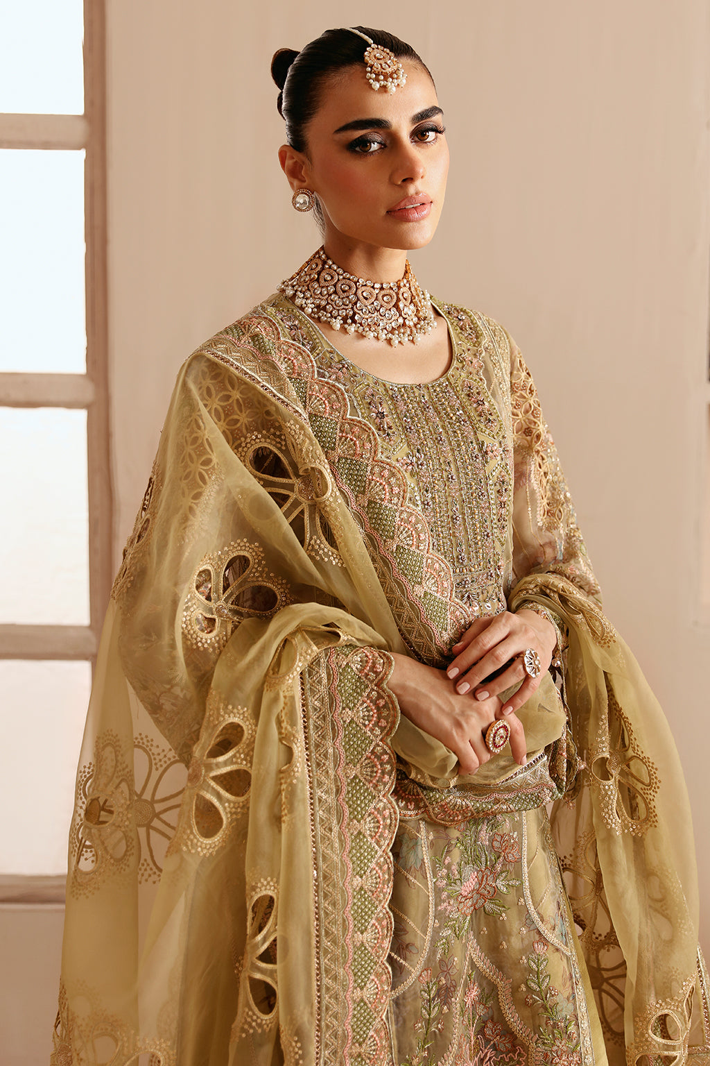 Ramsha | Festive Formals | E-205 - Formal Dress - available at Maria Faisal in UK and USA.