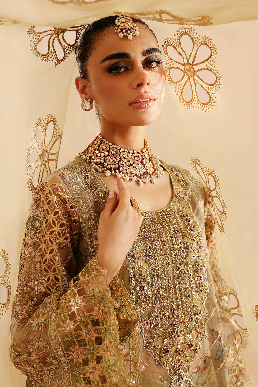 Ramsha | Festive Formals | E-205 - Formal Dress - available at Maria Faisal in UK and USA.