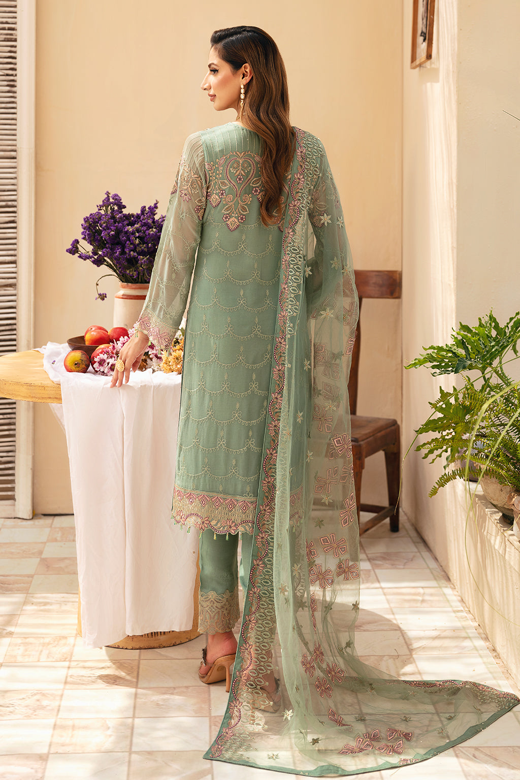 Ramsha | Chevron Chiffon Collection |A-901 - Ladies Clothes 