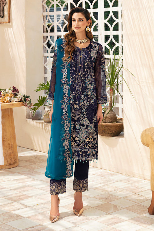 Ramsha | Chevron Chiffon Collection | A-903 - Ladies Clothes 