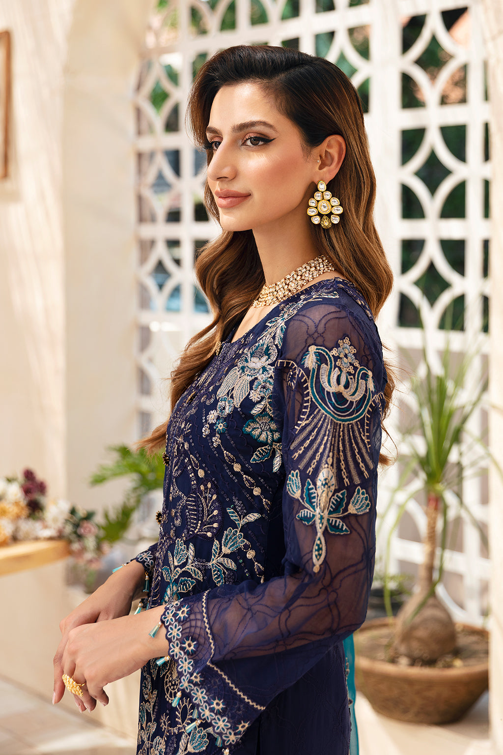 Ramsha | Chevron Chiffon Collection | A-903 - Ladies Clothes 