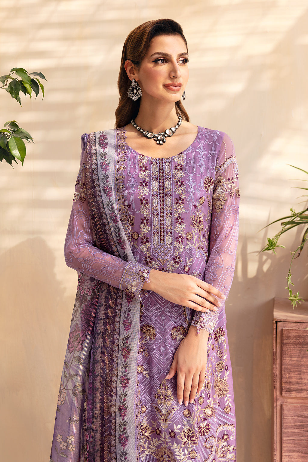 Ramsha | Chevron Chiffon Collection | A-906 - Ladies Clothes 