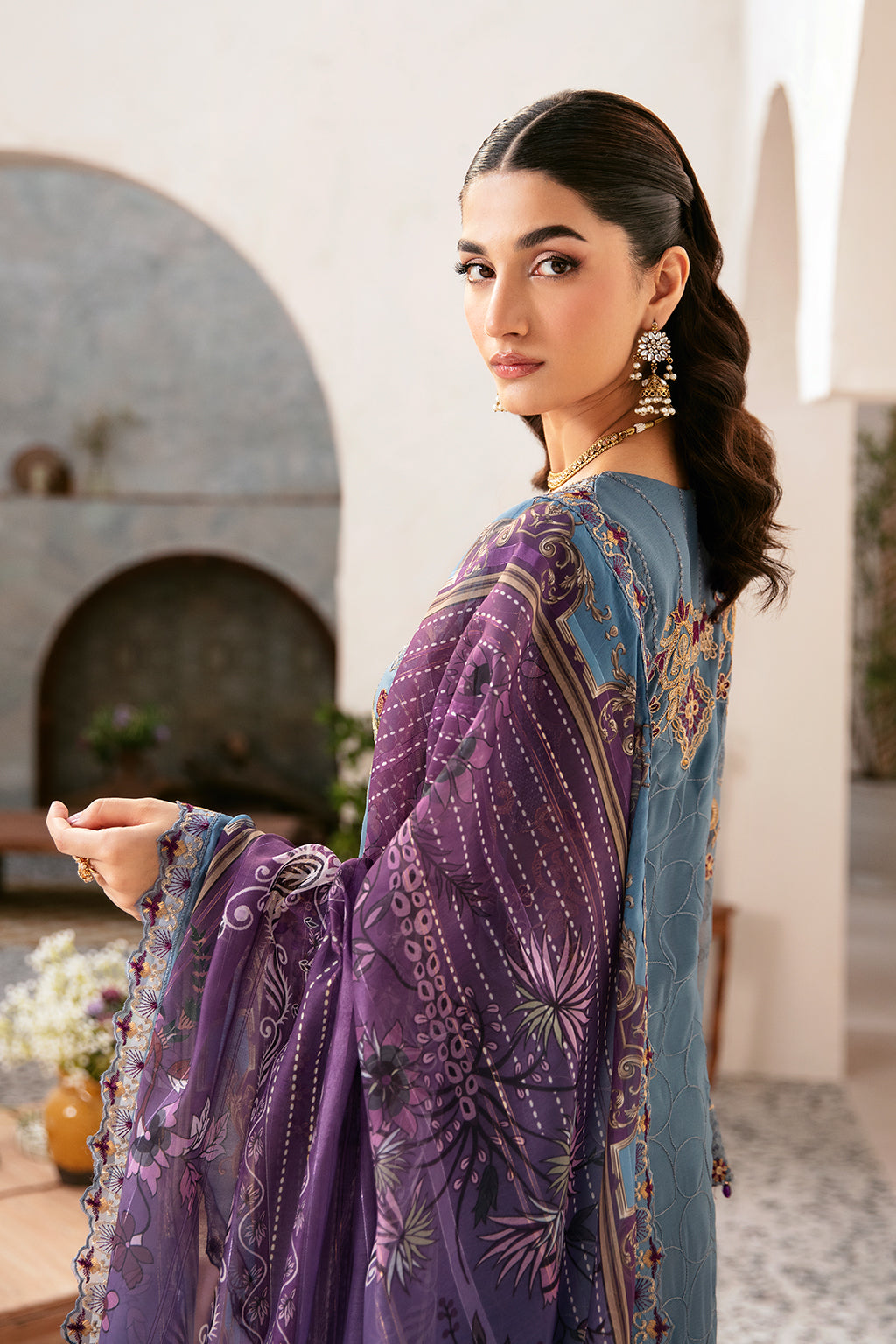 Ramsha | Rangoon Chiffon Collection 24 | D-1202 - Waniyas