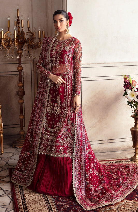 Zevk | Afsanah Wedding Formals | KAMKHAWAB - Wedding Dress - Maria Faisal