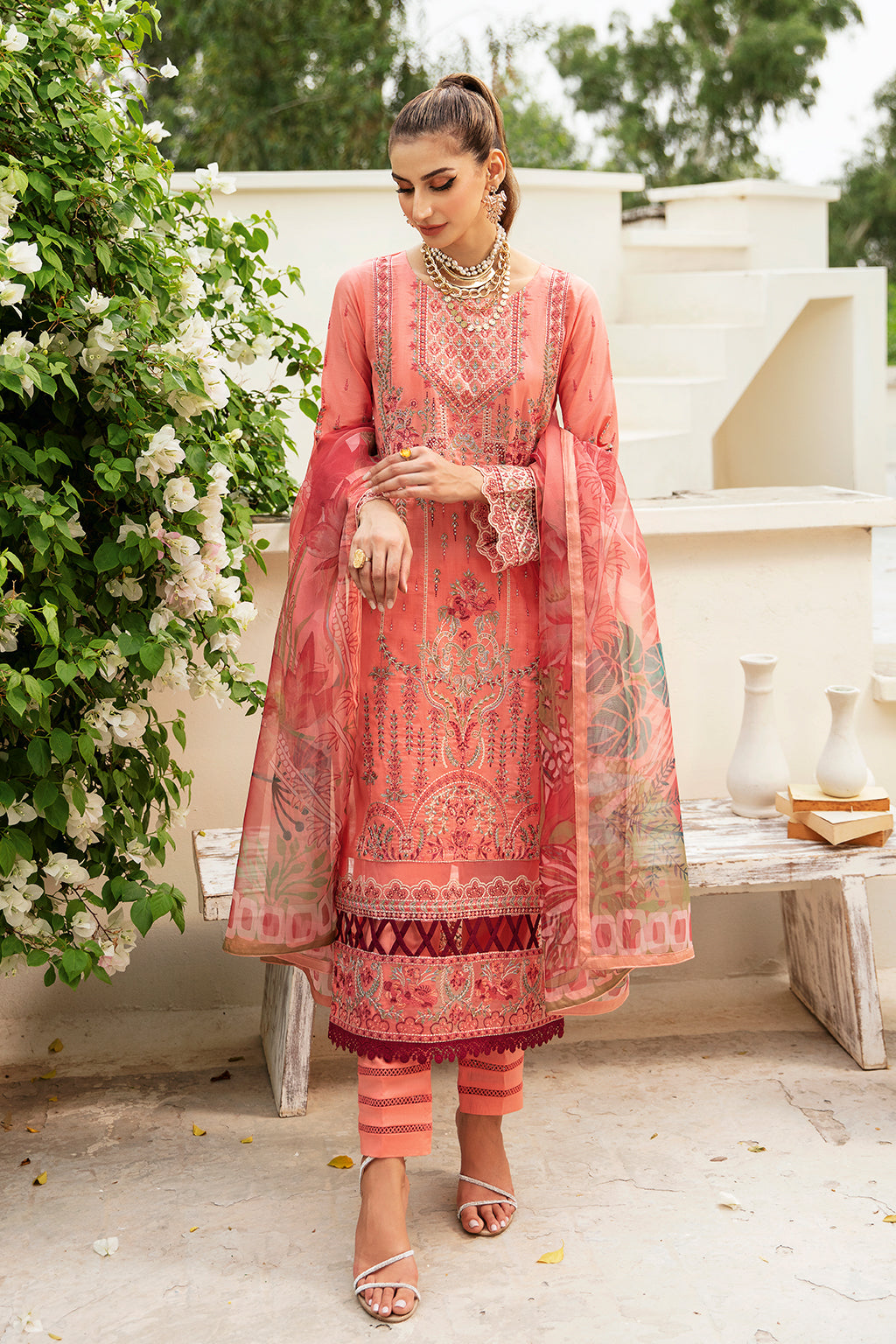 Ramsha | Riwayat Lawn Collection| Y-807 - Ladies Clothes - Maria Faisal