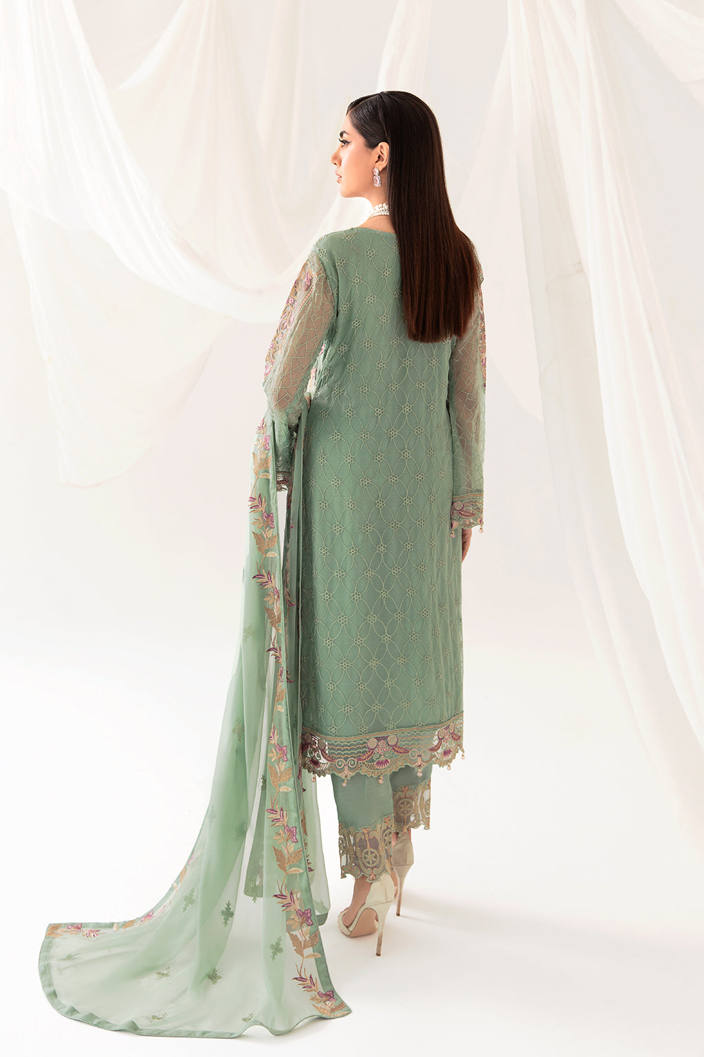 Ramsha | Rangoon Chiffon Collection 24 | D-1003 - Waniyas