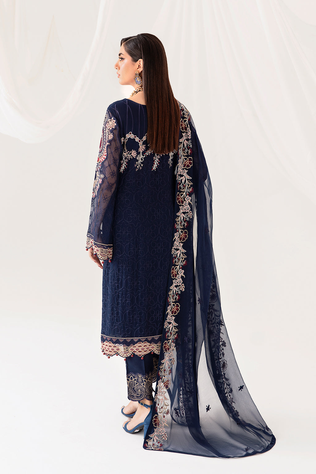 Ramsha | Rangoon Chiffon Collection 24 | D-1011 - Waniyas