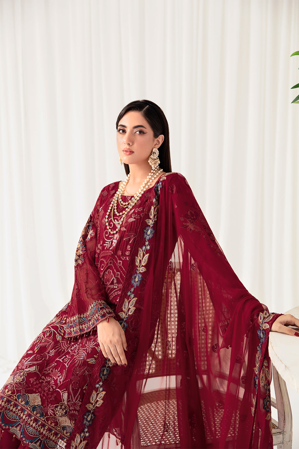 Ramsha | Rangoon Chiffon Collection 24 | D-1004 - Waniyas