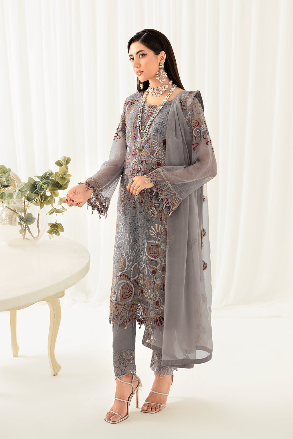 Ramsha | Rangoon Chiffon Collection 24 | D-1006 - Waniyas