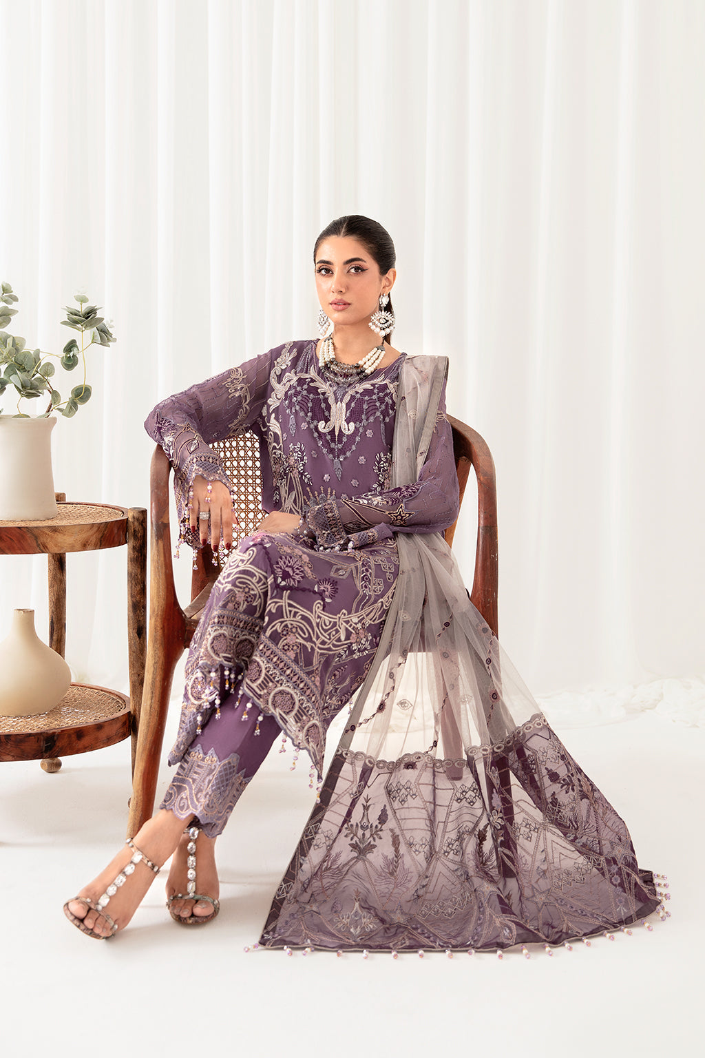 Ramsha | Rangoon Chiffon Collection 24 | D-1002 - Waniyas