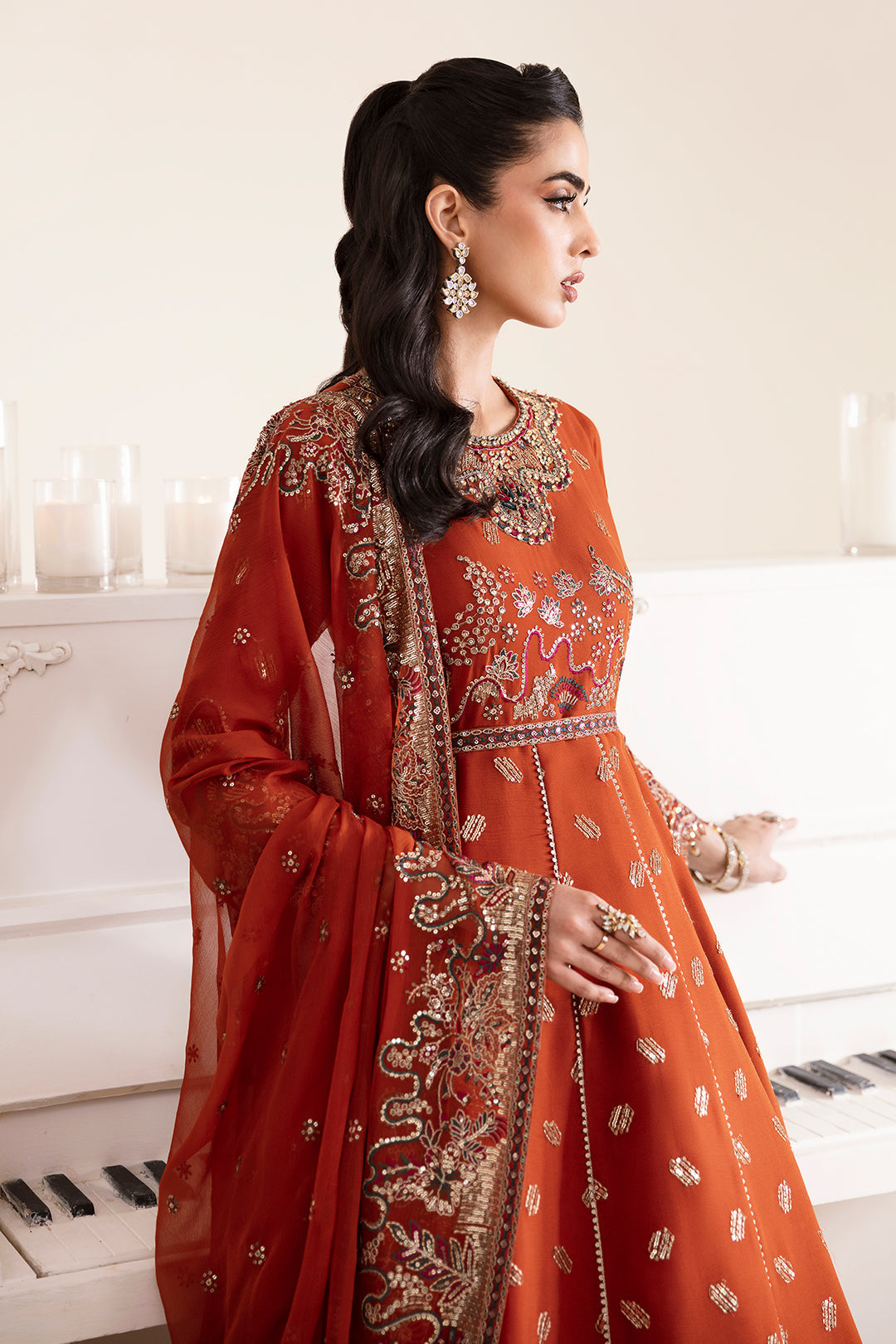 Alizeh | Reena Wedding Edits | AF-HM-4014-RUSTIC - Pakistani Dress - Maria Faisal