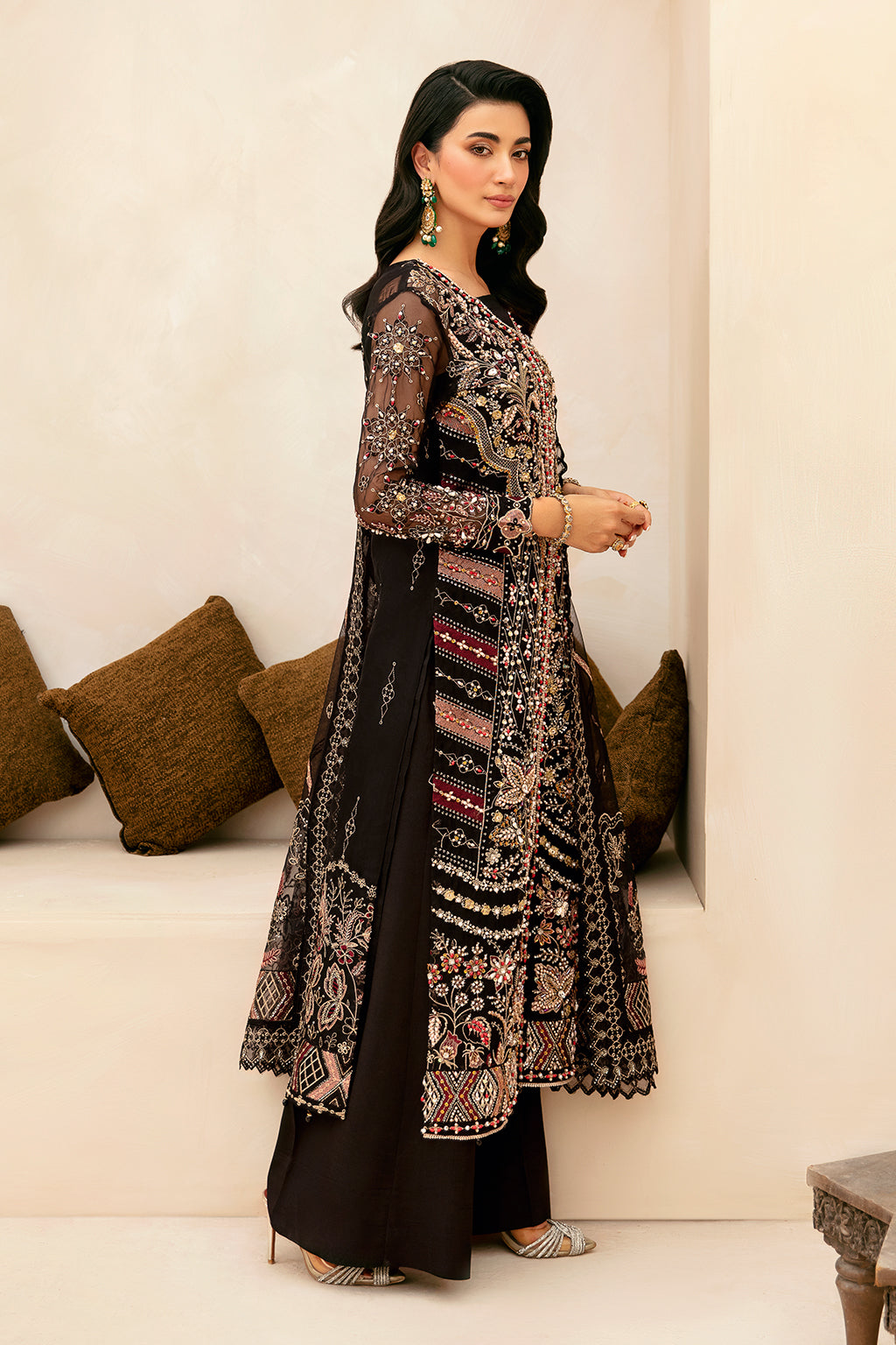 Ramsha | Luxury Wedding Collection | HA-402 - Designer Dress with Intricate embroidery and embellishments. Shop elegent wedding dress at Maria Faisal.