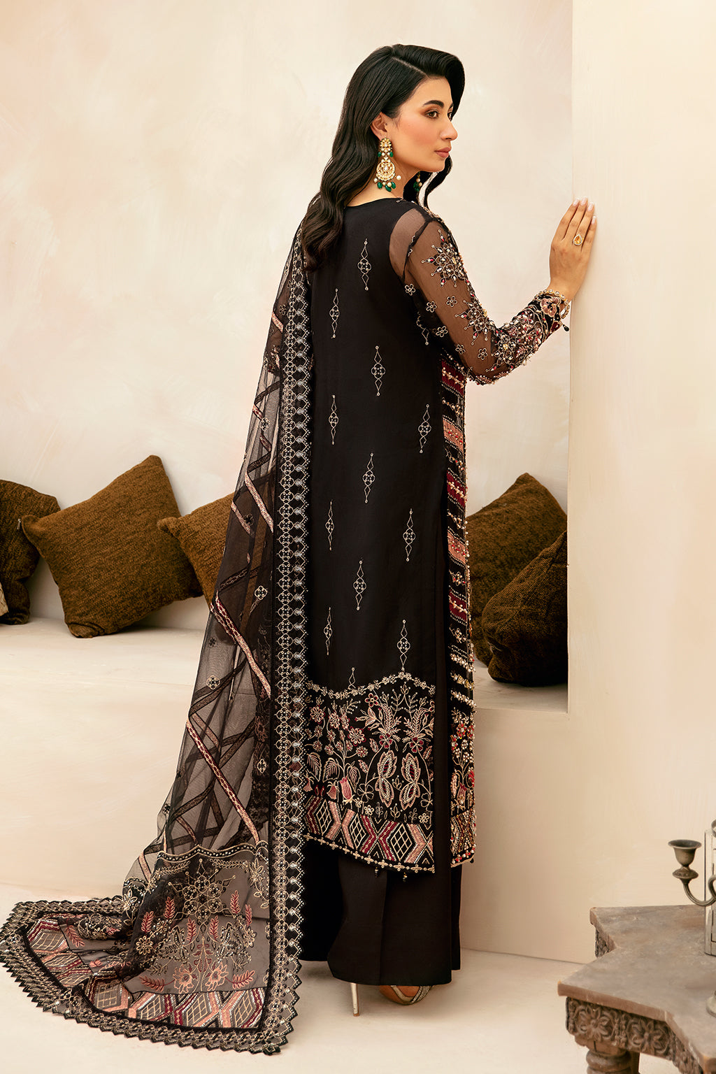 Ramsha | Luxury Wedding Collection | HA-402 - Designer Dress with Intricate embroidery and embellishments. Shop elegent wedding dress at Maria Faisal.