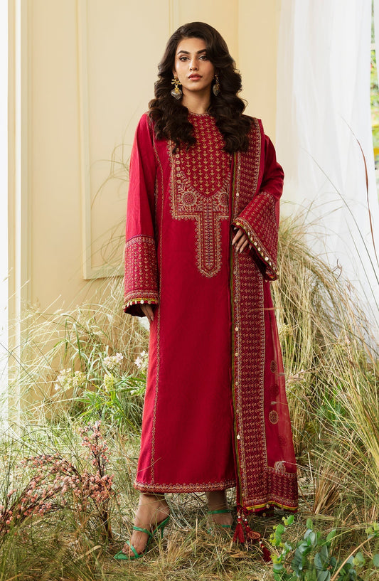 Zevk | Flora Festive Lawn | CHERISH - Ladies Clothes - Maria Faisal