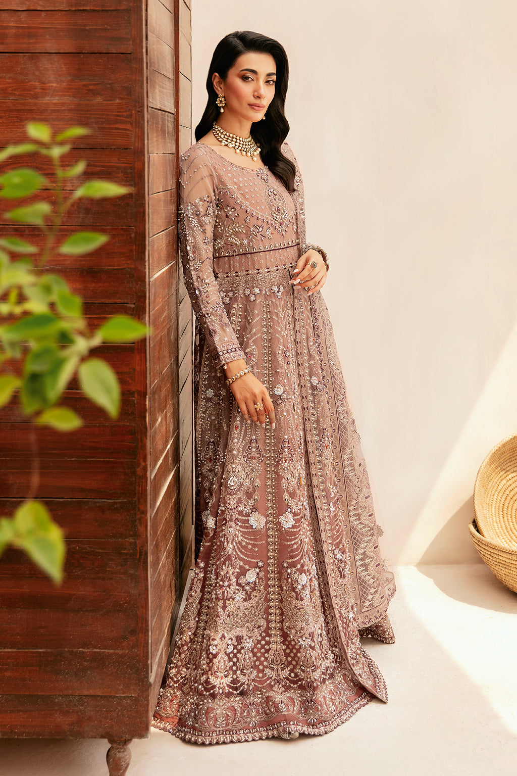 Ramsha | Luxury Wedding Collection | HA-401 - Designer Dress with Intricate embroidery and embellishments. Shop elegent wedding dress at Maria Faisal.